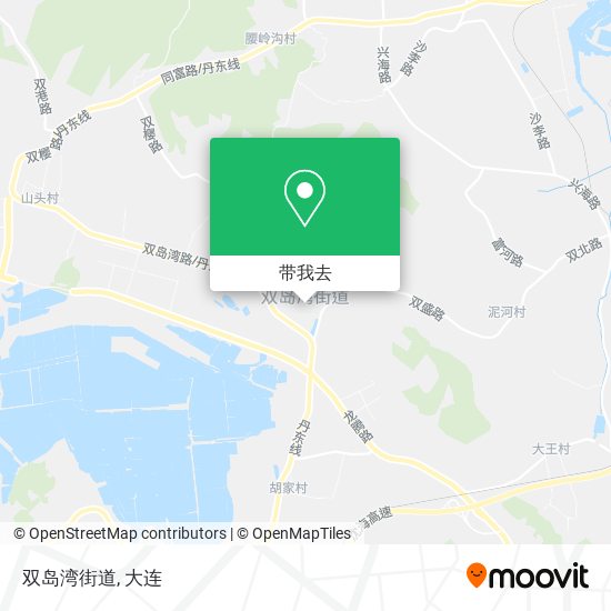 双岛湾街道地图