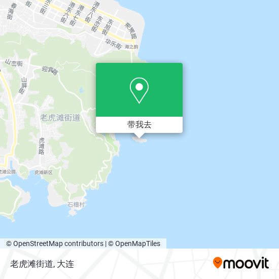老虎滩街道地图