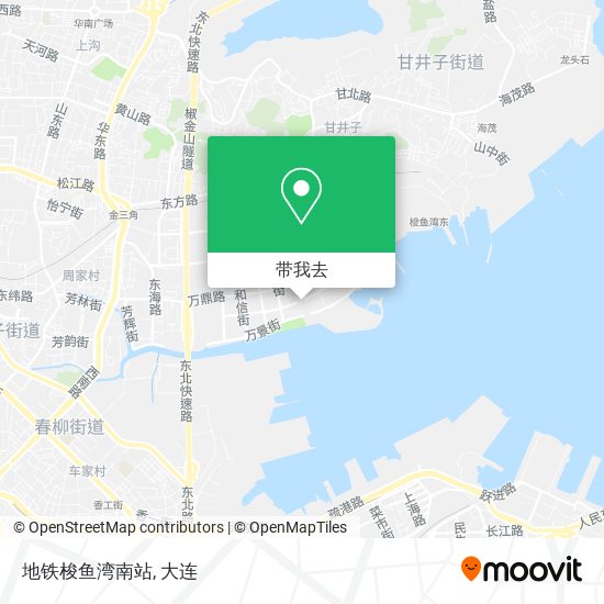 地铁梭鱼湾南站地图