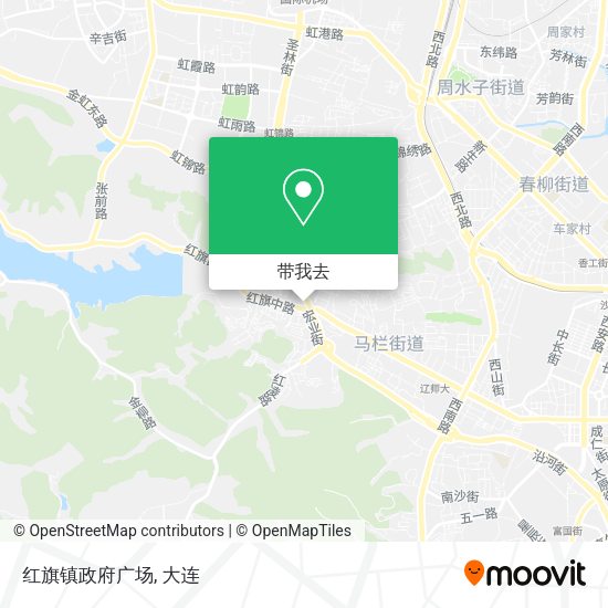 红旗镇政府广场地图