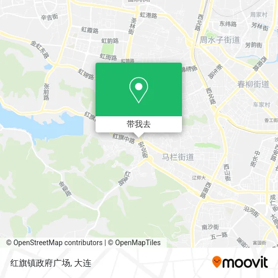 红旗镇政府广场地图