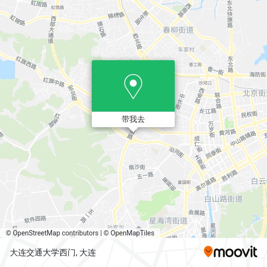 大连交通大学西门地图