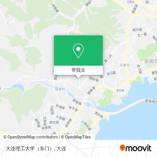 大连理工大学（东门）地图