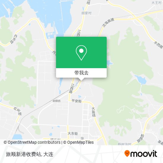 旅顺新港收费站地图
