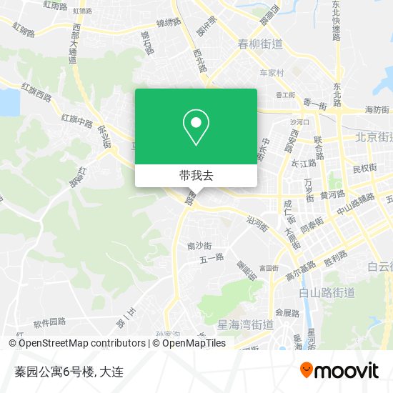 蓁园公寓6号楼地图