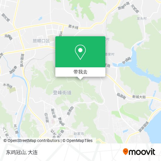 东鸡冠山地图