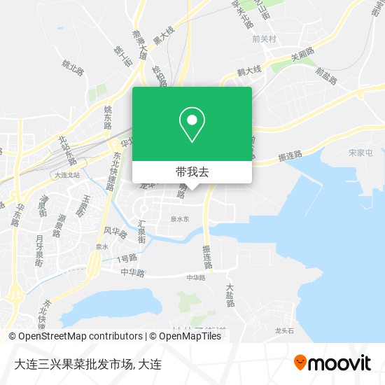 大连三兴果菜批发市场地图