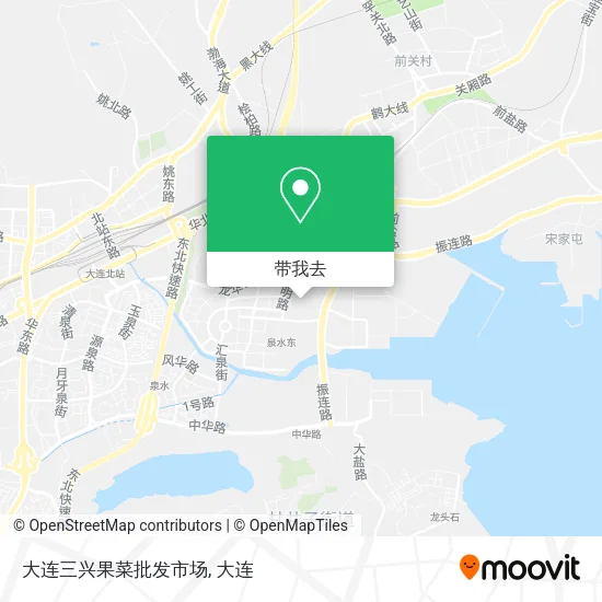 大连三兴果菜批发市场地图