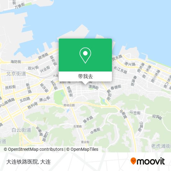 大连铁路医院地图