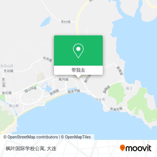 枫叶国际学校公寓地图