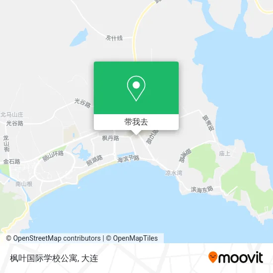 枫叶国际学校公寓地图