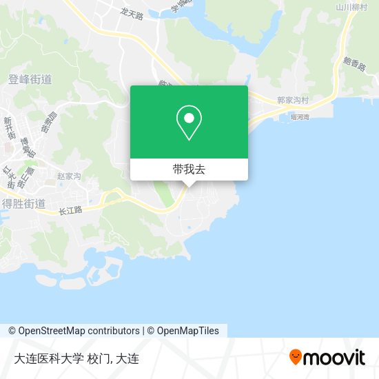 大连医科大学 校门地图