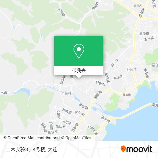 土木实验3、4号楼地图