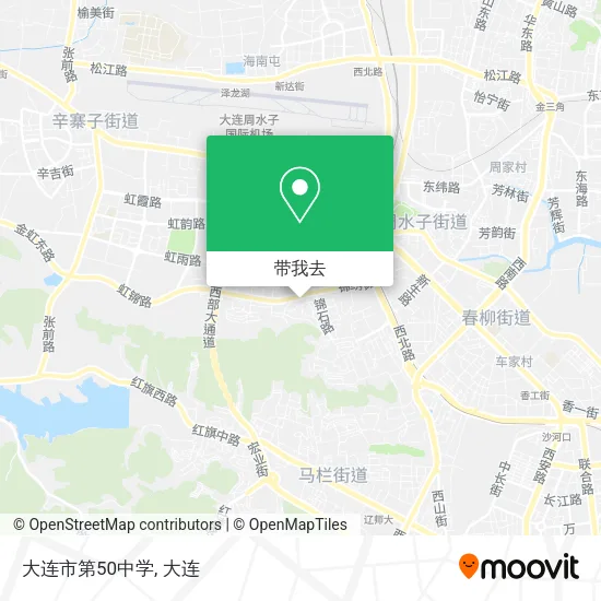 大连市第50中学地图