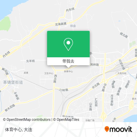 体育中心地图