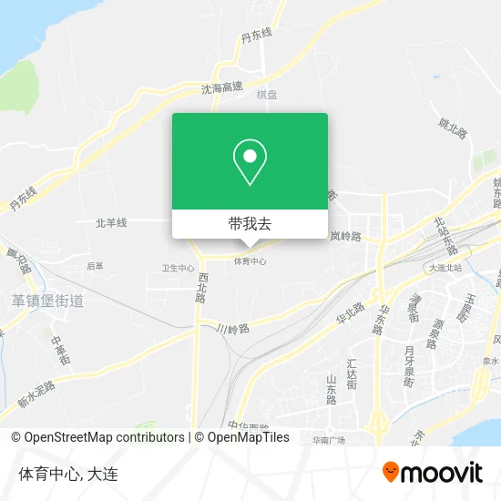 体育中心地图