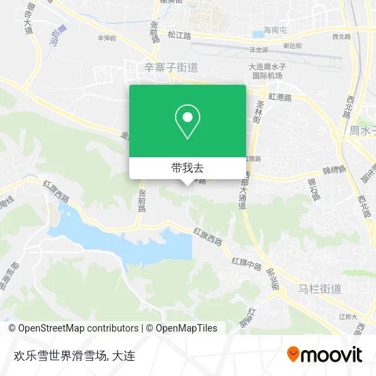 欢乐雪世界滑雪场地图