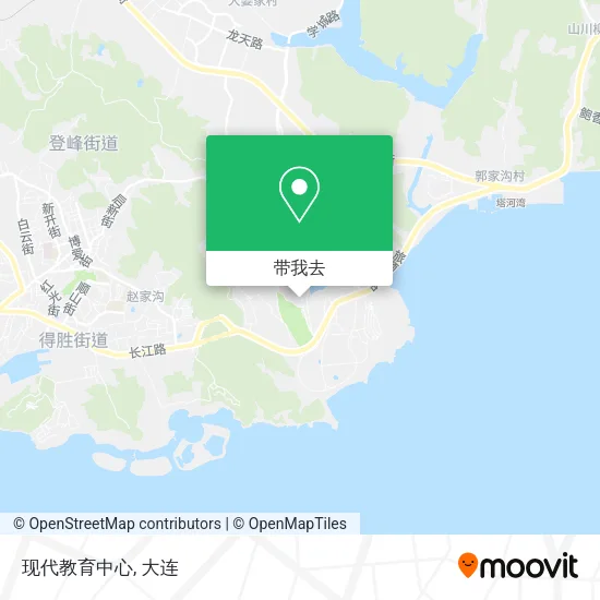 现代教育中心地图
