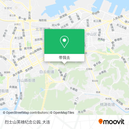 烈士山英雄纪念公园地图