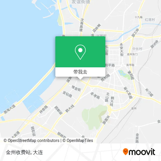 金州收费站地图