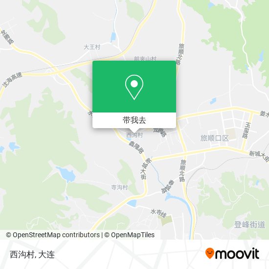 西沟村地图