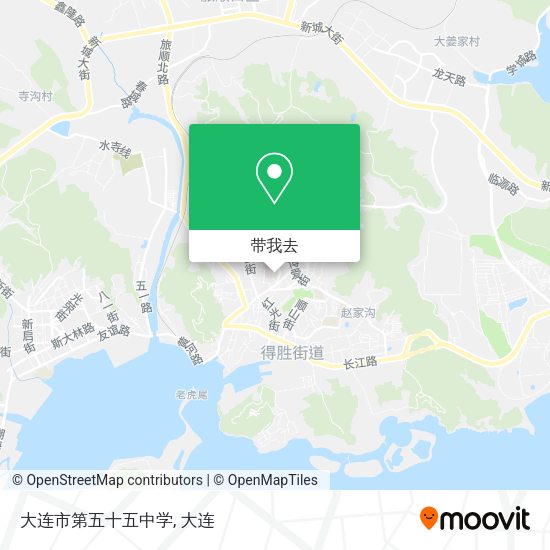 大连市第五十五中学地图