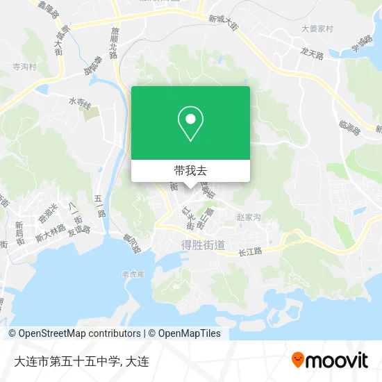 大连市第五十五中学地图