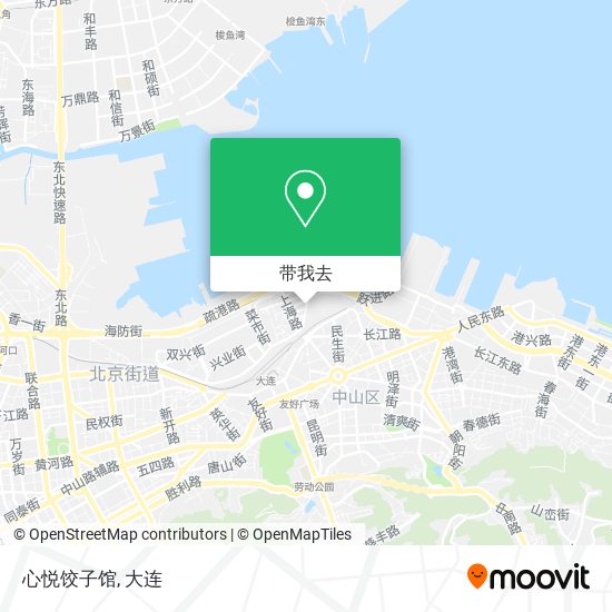 心悦饺子馆地图