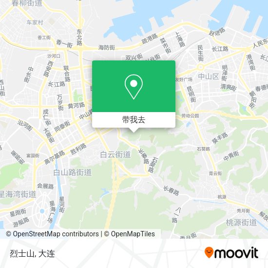 烈士山地图