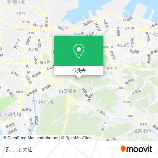 烈士山地图