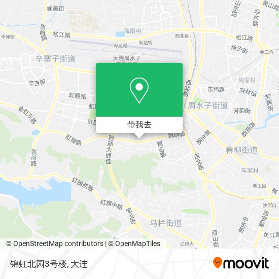 锦虹北园3号楼地图