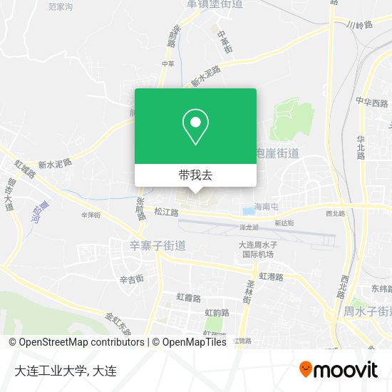 大连工业大学地图