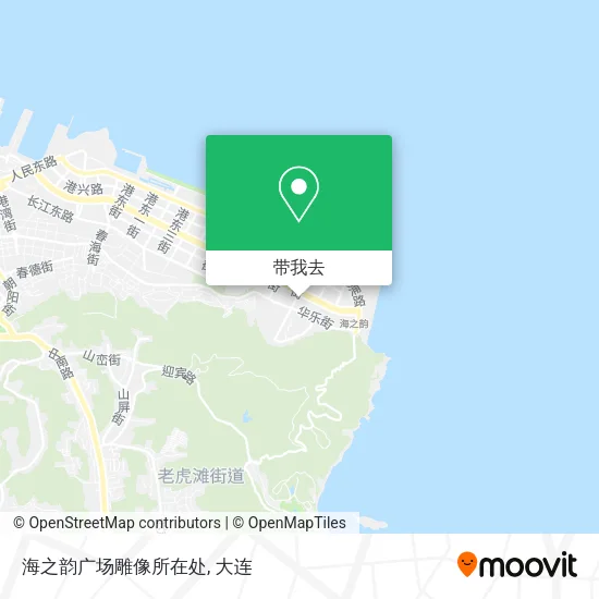 海之韵广场雕像所在处地图