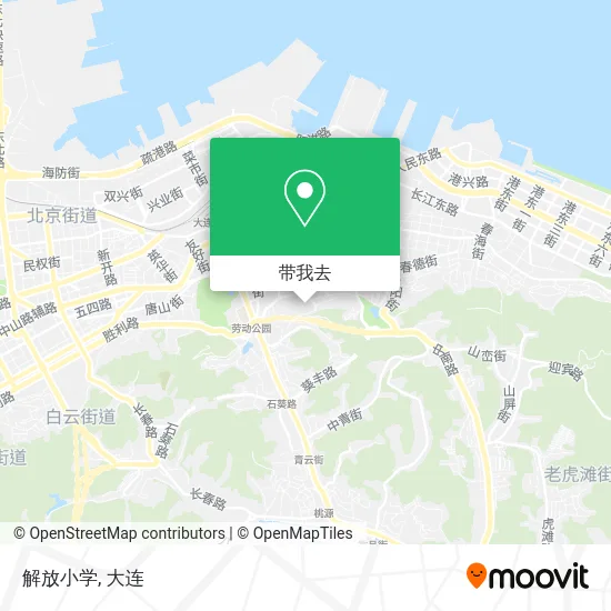 解放小学地图