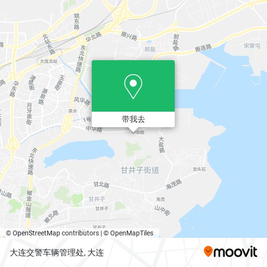 大连交警车辆管理处地图