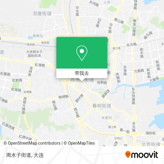 周水子街道地图