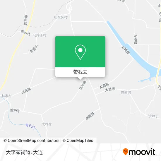 大李家街道地图