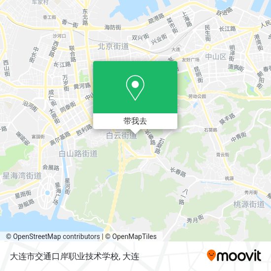 大连市交通口岸职业技术学校地图