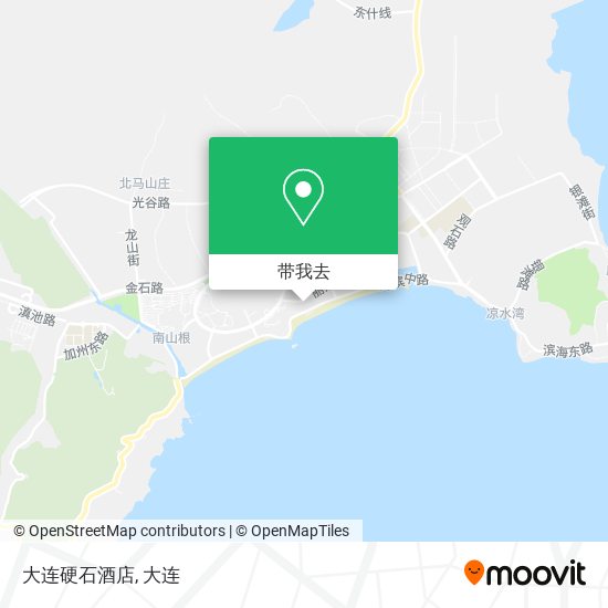 大连硬石酒店地图