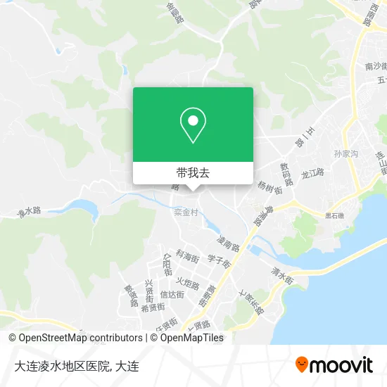 大连凌水地区医院地图
