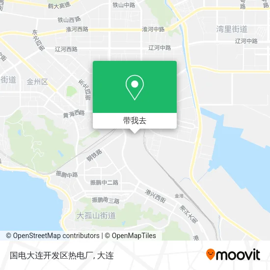 国电大连开发区热电厂地图