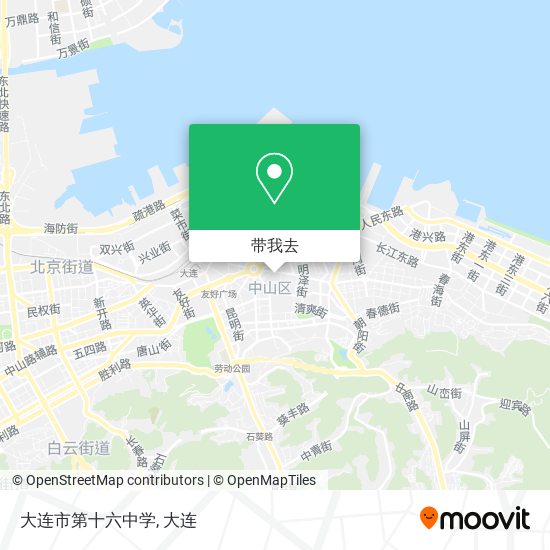 大连市第十六中学地图