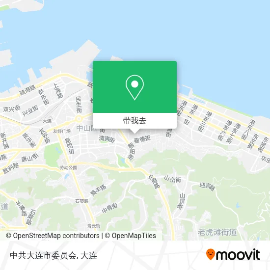 中共大连市委员会地图