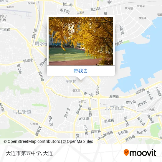 大连市第五中学地图