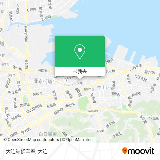 大连站候车室地图