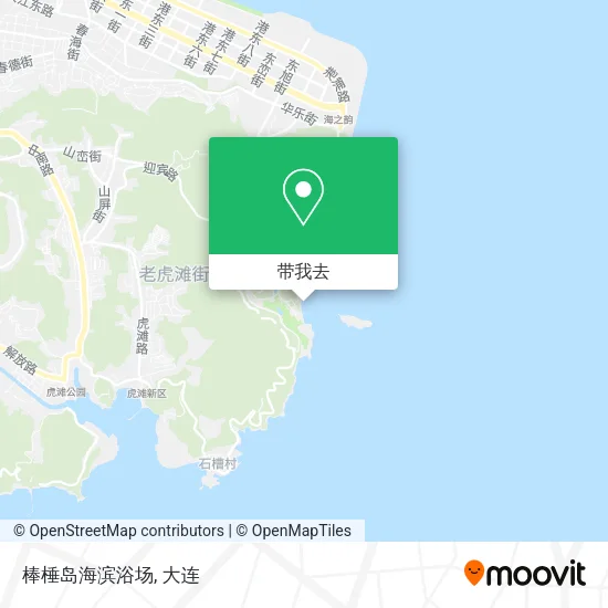 棒棰岛海滨浴场地图