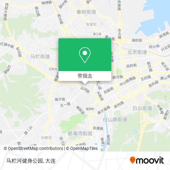 马栏河健身公园地图