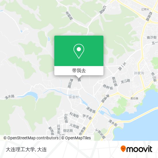 大连理工大学地图