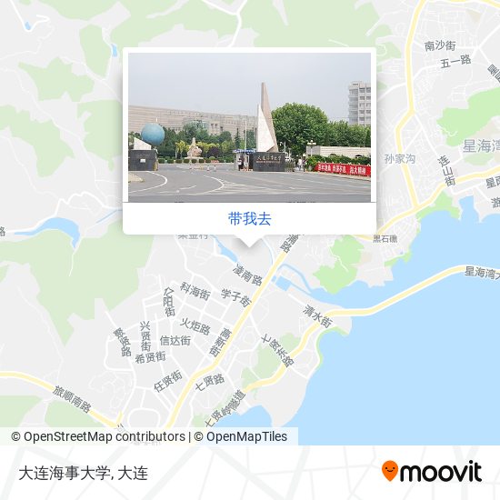 大连海事大学地图