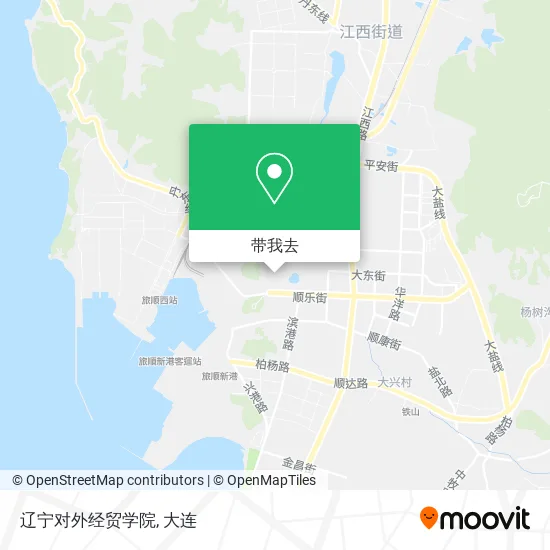辽宁对外经贸学院地图